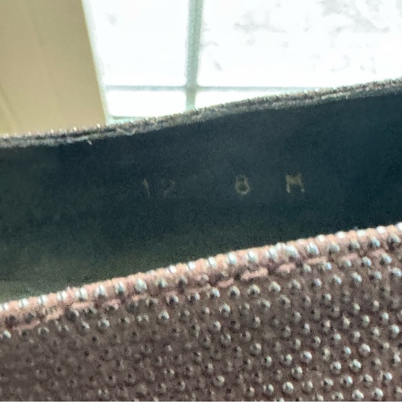 STUART WEITZMAN Black Sojourn Goosebump Textured Wedge Pumps Low Heel Size 8 - Picture 9 of 12